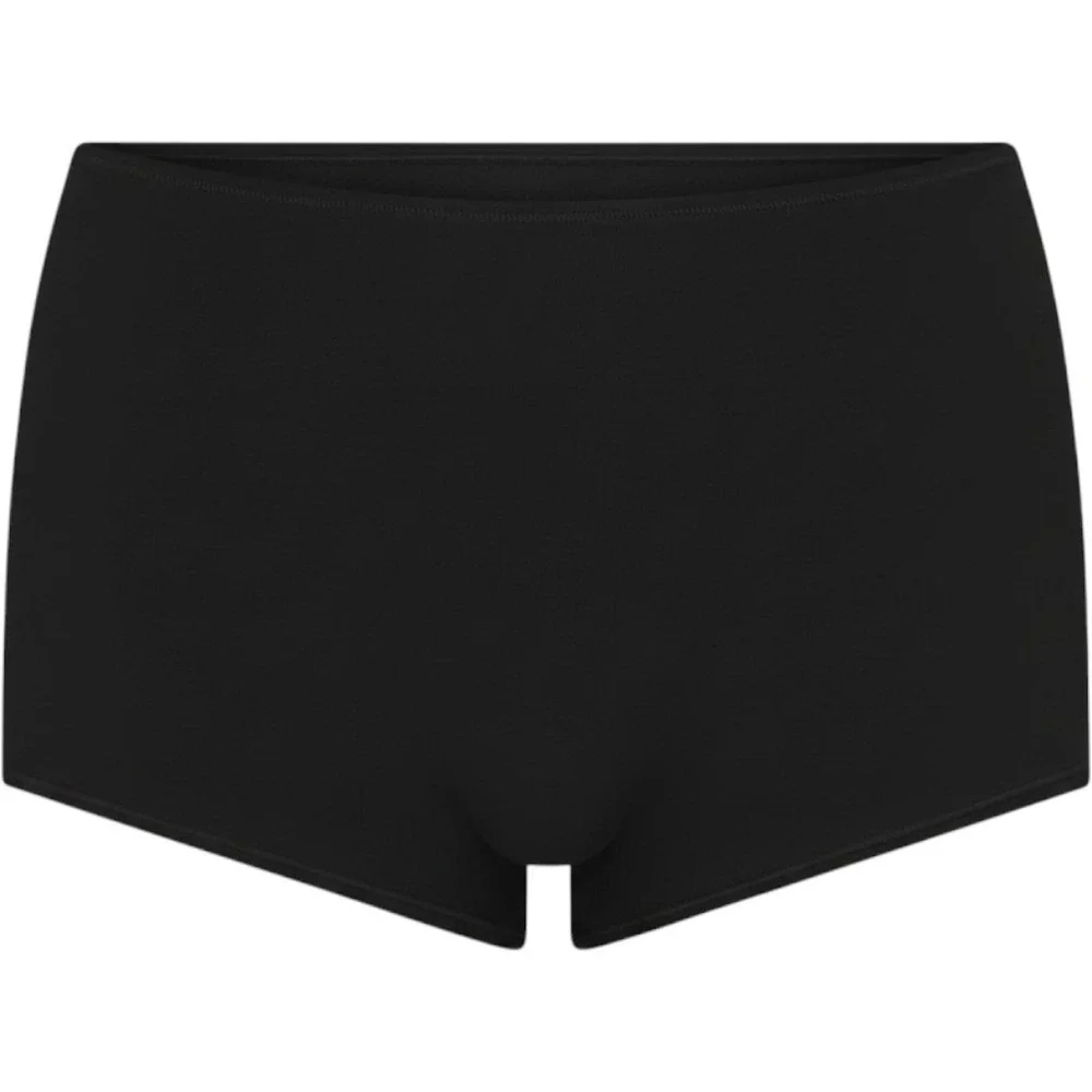 Skims Period Panties Boyshort BY-BOY-8520W Obsidian Black Medium